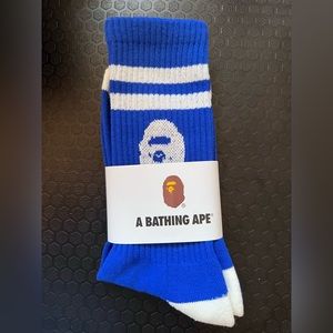 BAPE Blue/White socks
